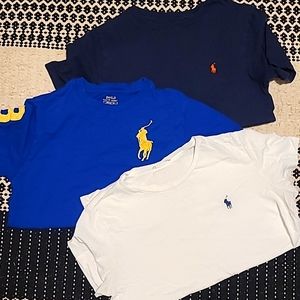 Lot of 3 Polo Ralph Lauren tshirts size 10/12